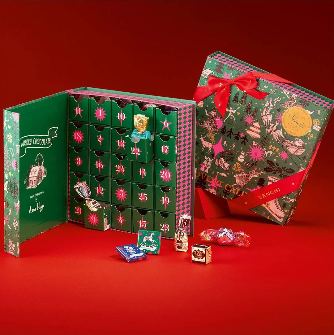 Advent Calendar Boxes — custom stationery by Packmio Advent Calendar Boxes shown closed, printed to a customer's own artwork