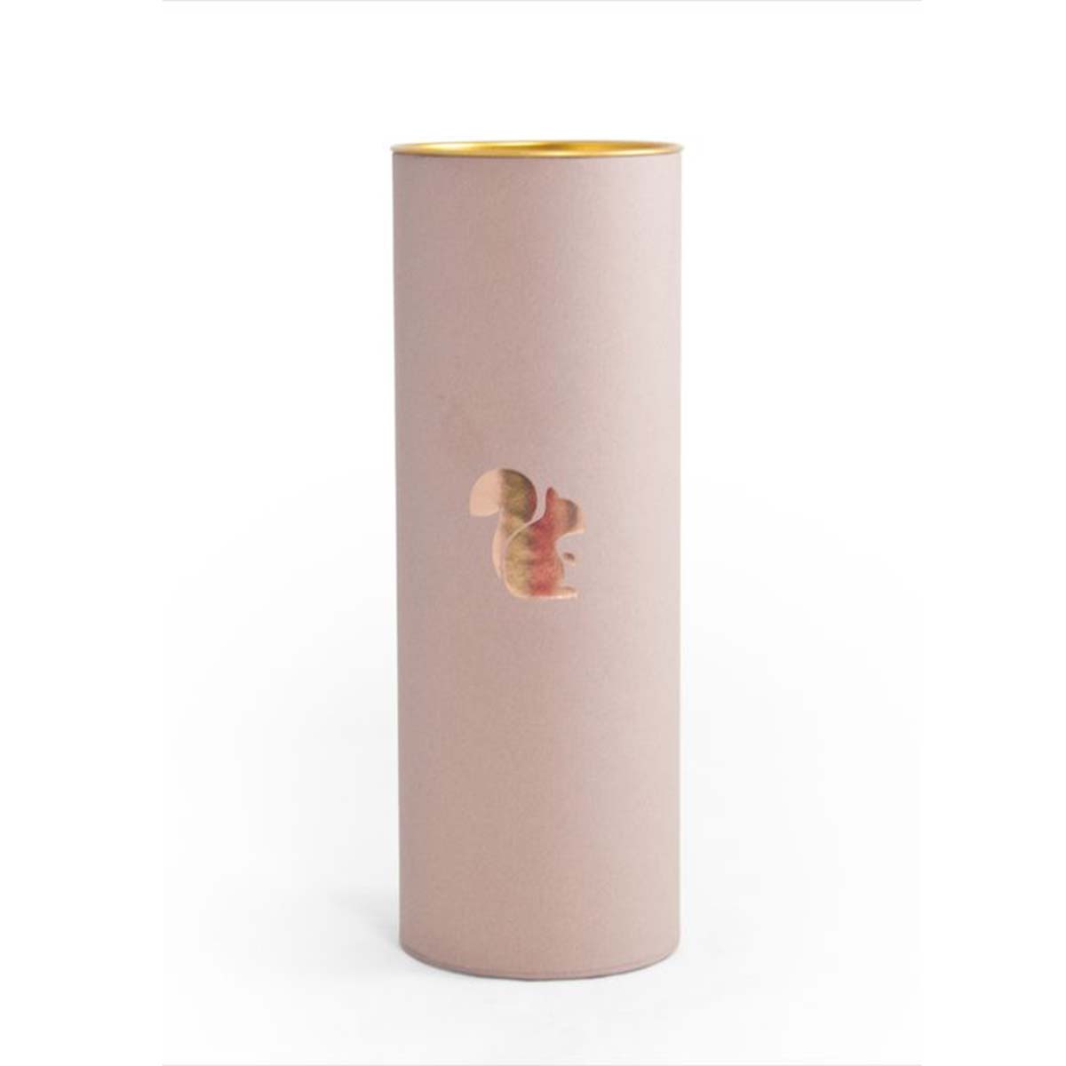 Custom printed paper tubes standing upright